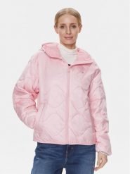 Tommy Jeans Kurtka przejściowa DW0DW17242 Różowy Regular Fit. Czerwone kurtki Tommy Jeans, m, bez wzorów, z jeansu, bez kaptura. Za 479.99 zł.