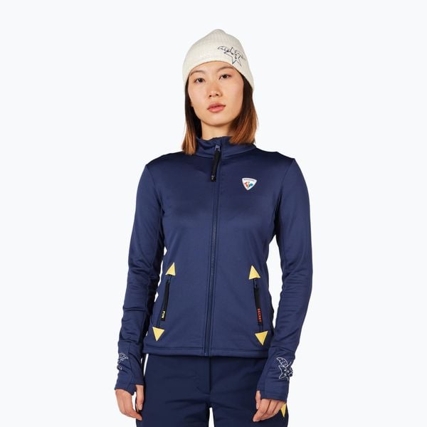 Bluza narciarska damska Rossignol JCC Climi. Niebieskie bluzy Rossignol, l, bez wzorów, z elastanu, bez kaptura, narciarskie. Za 1,218.20 zł.