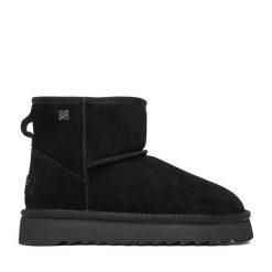 Śniegowce Nine West. Czarne śniegowce Nine West, bez wzorów, bez zapięcia. Za 279.99 zł.