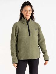 Dare 2b Bluza polarowa "Slide Out" w kolorze khaki rozmiar: 44. Brązowe bluzy z polaru Dare 2b, bez wzorów, z polaru. Za 99.80 zł.