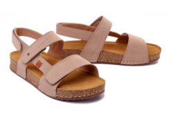 JOSEF SEIBEL 64902 651 200 Hannah 02 beige, sandały damskie. Brązowe sandały Josef Seibel, bez wzorów, ze skóry, bez obcasa, bez zapięcia. Za 389.90 zł.