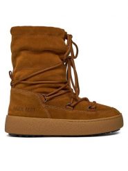 Moon Boot Śniegowce Ltrack Suede 24501100001 Brązowy. Brązowe śniegowce Moon Boot, bez wzorów, ze skóry, bez zapięcia. Za 1,429.00 zł.