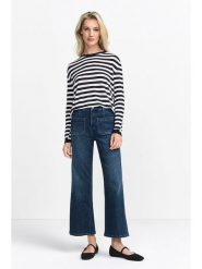 Rich & Royal Sweter w kolorze biało-czarnym rozmiar: M. Białe swetry Rich & Royal, m, bez wzorów, bez ramiączek. Za 277.36 zł.