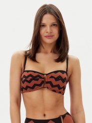 Chantelle Góra od bikini Totem C17RQK Brązowy. Brązowe bikini Chantelle, bez wzorów, z syntetyku. Za 399.99 zł.