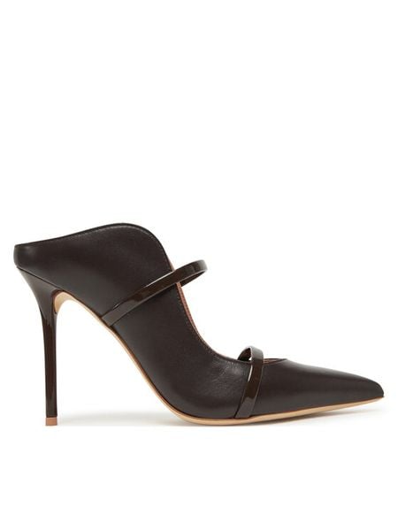 MALONE SOULIERS Klapki Maureen 100-355 Brązowy. Brązowe klapki MALONE SOULIERS, bez wzorów, ze skóry, bez obcasa, bez zapięcia. Za 2,559.00 zł.