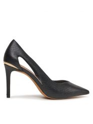 Aldo Szpilki Nikkola 13569810 Czarny. Czarne szpilki Aldo, bez wzorów, ze skóry, bez obcasa, na szpilce, bez zapięcia. Za 279.99 zł.
