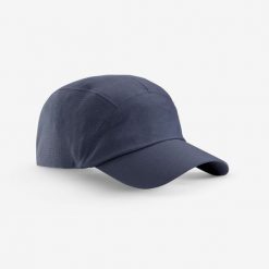 Czapka turystyczna z daszkiem Forlcaz MT500 V2. Niebieskie czapki z daszkiem FORCLAZ, bez wzorów, z elastanu, sportowe. Za 39.99 zł.