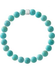 Pearline Bransoletka "Paix Interieure" z kamieniem lawowym rozmiar: 22 cm. Niebieskie bransoletki Pearline, srebrne. Za 221.88 zł.