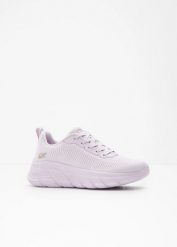 Sneakersy na grubej podeszwie Skechers z pianką memory foam. Fioletowe buty sportowe lifestyle bonprix, bez wzorów, sportowe, bez zapięcia. Za 329.99 zł.