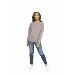 Bluza z okrągłym dekoltem Gildan Midweight Softstyle. Brązowe bluzy bez kaptura GILDAN, m, bez wzorów, z bawełny, bez kaptura. Za 125.00 zł.