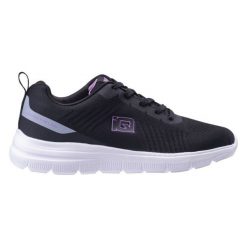 Buty IQ Cross The Line Alys W 92800598898 czarne. Czarne buty treningowe bez wzorów, z materiału, bez zapięcia, na fitness i siłownię. Za 208.80 zł.
