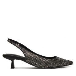 Czółenka ONLY Shoes. Czarne czółenka ONLY SHOES, bez wzorów, bez obcasa, bez zapięcia. Za 129.99 zł.