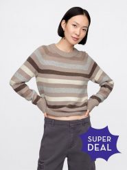 GAP Sweter w kolorze brązowym rozmiar: XXL. Brązowe swetry GAP, xxl, bez wzorów, ze splotem, bez ramiączek. Za 107.95 zł.