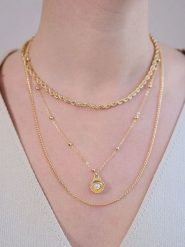 Lodie Silver Naszyjnik z zawieszką - dł. 45 cm rozmiar: onesize. Szare naszyjniki Lodie Silver, z materiału, z perłą, z mosiądzu. Za 30.99 zł.