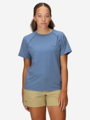 Marmot Koszulka funkcyjna "Windridge" w kolorze niebieskim rozmiar: XL. Niebieskie t-shirty sportowe Marmot, xl, bez wzorów, bez ramiączek, outdoorowe. Za 101.45 zł.