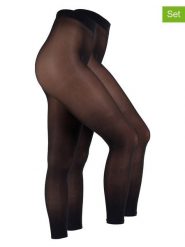 S.Oliver Legginsy (2 pary) w kolorze czarnym rozmiar: 38/40. Czarne legginsy S.Oliver, bez wzorów. Za 66.00 zł.