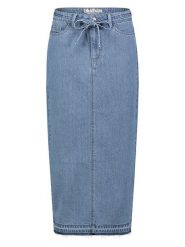 Sublevel Spódnica dżinsowa w kolorze niebieskim rozmiar: S. Niebieskie spódnice Sublevel, s, z aplikacjami, z bawełny, klasyczne, maxi. Za 104.99 zł.