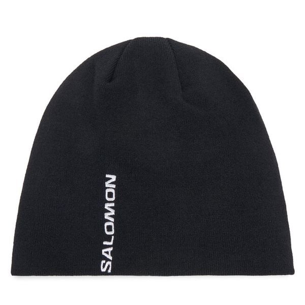 Czapka Salomon. Czarne czapki zimowe Salomon, bez wzorów, sportowe. Za 169.99 zł.