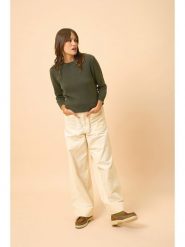 Just Cashmere Kaszmirowy sweter "Janice" w kolorze ciemnozielonym rozmiar: L. Zielone swetry Just Cashmere, l, bez wzorów, z kaszmiru, bez ramiączek. Za 290.57 zł.