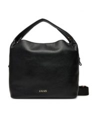 Liu Jo Torebka Ecs M Hobo AF5058 E0058 Czarny. Czarne torebki klasyczne Liu Jo, bez wzorów, ze skóry, bez dodatków. Za 499.99 zł.