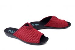 ADANEX 30266 DIK27VD bordowy, kapcie damskie. Czerwone kapcie Adanex, bez wzorów. Za 66.29 zł.