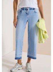 Cecil Dżinsy - Comfort fit - w kolorze błękitnym rozmiar: W31/L26. Niebieskie jeansy Cecil, l, z aplikacjami, ze skóry, klasyczne. Za 159.95 zł.