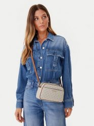 MICHAEL Michael Kors Torebka 32F5GJ6C5B Kremowy. Białe listonoszki MICHAEL Michael Kors, bez wzorów, ze skóry, bez dodatków. Za 486.99 zł.