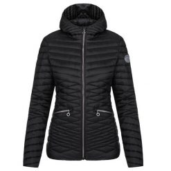 Damska kurtka Loap Illa w kolorze czarnym. Czarne kurtki ZSPORT, na zimę, bez wzorów, sportowe, bez kaptura. Za 276.99 zł.