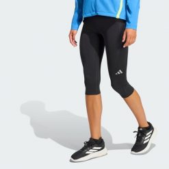 Legginsy ADI365 Running Climacool 3/4. Czarne legginsy adidas, bez wzorów, z elastanu. Za 259.00 zł.
