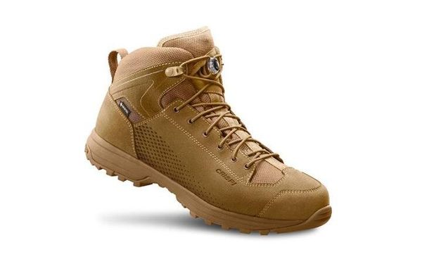 Buty militarne trekkingowe Crispi AT 4 GTX. Brązowe buty trekkingowe CRISPI, z gore-texu, bez zapięcia. Za 1,146.65 zł.