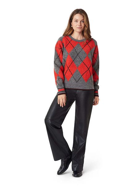 Scotch & Soda Sweter w kolorze czerwono-szarym rozmiar: S. Czerwone swetry Scotch & Soda, s, bez wzorów, bez ramiączek. Za 122.38 zł.