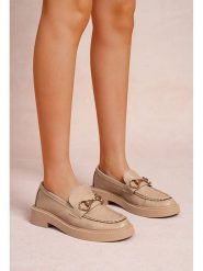 Foreverfolie Mokasyny w kolorze beżowym rozmiar: 39. Brązowe mokasyny Foreverfolie, bez wzorów. Za 108.99 zł.