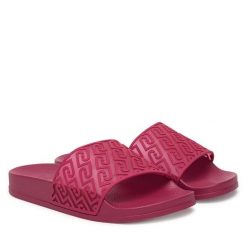 Klapki Liu Jo. Czerwone klapki Liu Jo, bez wzorów, bez obcasa, bez zapięcia. Za 239.99 zł.