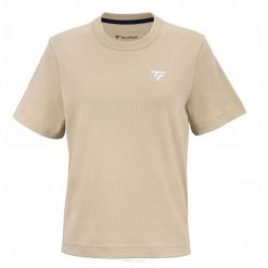 Koszulka tenisowa damska Tecnifibre Graphic Tee 2025. Brązowe t-shirty sportowe TECNIFIBRE, bez wzorów, bez ramiączek, tenisowe. Za 145.99 zł.