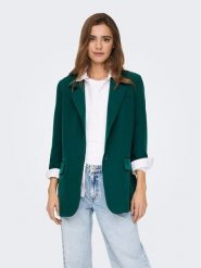 ONLY Marynarka 15245698 Zielony Oversize. Zielone marynarki i żakiety ONLY, bez wzorów, z syntetyku, bez ramiączek. Za 139.99 zł.