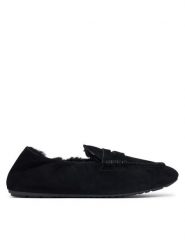 EMU Australia Kapcie Kirra Nest W13393 Czarny. Czarne kapcie Emu Australia, bez wzorów, ze skóry. Za 474.99 zł.