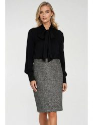 Nife Spódnica w kolorze antracytowym rozmiar: 40. Czarne spódnice Nife, bez wzorów, mini. Za 139.20 zł.