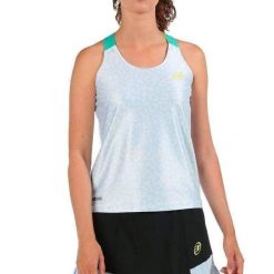 Bullpadel Blies Tank Top. Szare topy bullpadel, s, bez wzorów, sportowe, bez kołnierzyka, bez ramiączek. Za 182.35 zł.