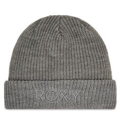 Czapka Roxy. Szare czapki zimowe Roxy, bez wzorów. Za 159.99 zł.