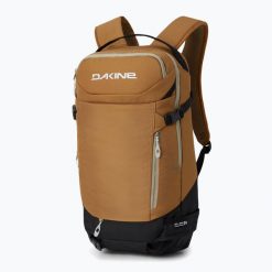 Plecak snowboardowy Dakine Heli Pro 24 l. Brązowe plecaki Dakine, bez wzorów, bez dodatków. Za 549.99 zł.