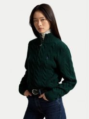 Polo Ralph Lauren Sweter 211972130500 Zielony ciemny Relaxed Fit. Zielone swetry Polo Ralph Lauren, xl, bez wzorów, z wełny, bez ramiączek. Za 1,299.00 zł.
