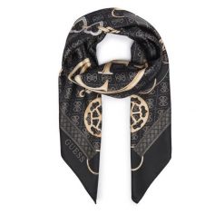 Chusta Guess. Czarne chusty Guess, z aplikacjami. Za 194.99 zł.