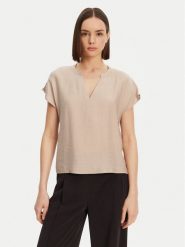 JDY Bluzka Pepper 15349346 Beżowy Regular Fit. Brązowe bluzki JDY, l, bez wzorów, z wiskozy, bez kołnierzyka, bez ramiączek. Za 79.99 zł.