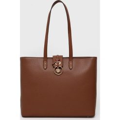 Liu Jo torebka kolor brązowy. Brązowe shopper bag Liu Jo, bez wzorów, na ramię, bez dodatków. Za 749.99 zł.