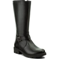Kozaki WASAK - 0482 Czarny. Czarne kozaki Wasak, ze skóry. W wyprzedaży za 299.00 zł.