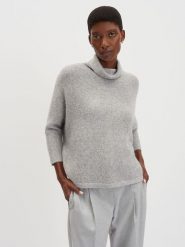 Someday Golf "Tiola" w kolorze szarym rozmiar: M. Szare swetry someday., m, bez wzorów, z wełny, bez ramiączek. Za 143.99 zł.