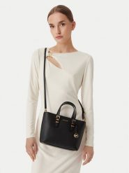 MICHAEL Michael Kors Torebka 32S6GQNC1L Czarny. Czarne torebki klasyczne MICHAEL Michael Kors, bez wzorów, ze skóry, bez dodatków. Za 703.99 zł.