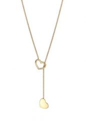 Elli Damski wisiorek z sercem w kształcie litery Y ze srebra próby 925 Sterling Silver Naszyjniki 1 ct. Szare naszyjniki Elli, z materiału, metalowe. Za 328.99 zł.
