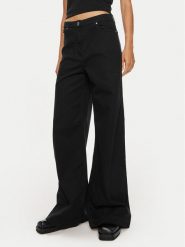 Pinko Jeansy Wendy 103862 A20K Czarny Relaxed Fit. Czarne jeansy Pinko, bez wzorów, z bawełny. Za 459.99 zł.