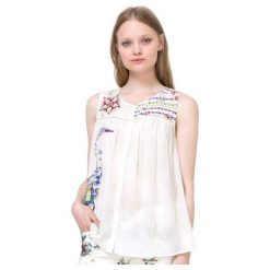 Desigual Bluzka Damska Circinus L Kremowy. Bluzki marki Desigual. W wyprzedaży za 157.00 zł.